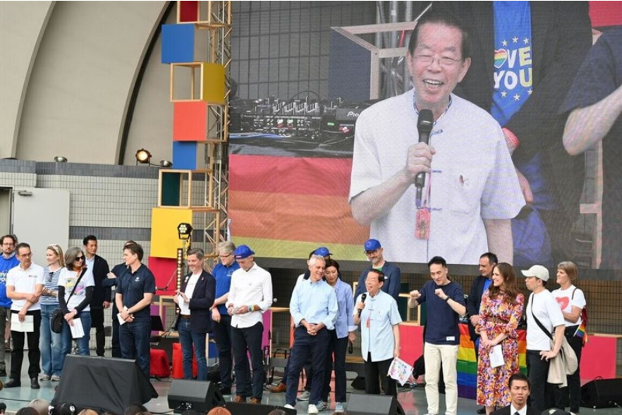 （参考）謝長廷大使が、「東京レインボープライド」のイベントに参加されました。